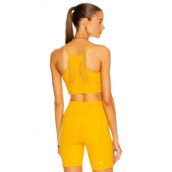 Le Ore Lucca Studio Bra Marigold Yellow EUC Small - Picture 2 of 6